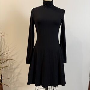 Susana Monaco Black Fit & Flare Dress Size S NWT Made in USA